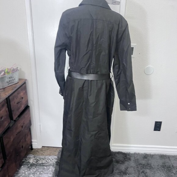 NWT Zara Black Belted Maxi Dress - Picture 4 of 5